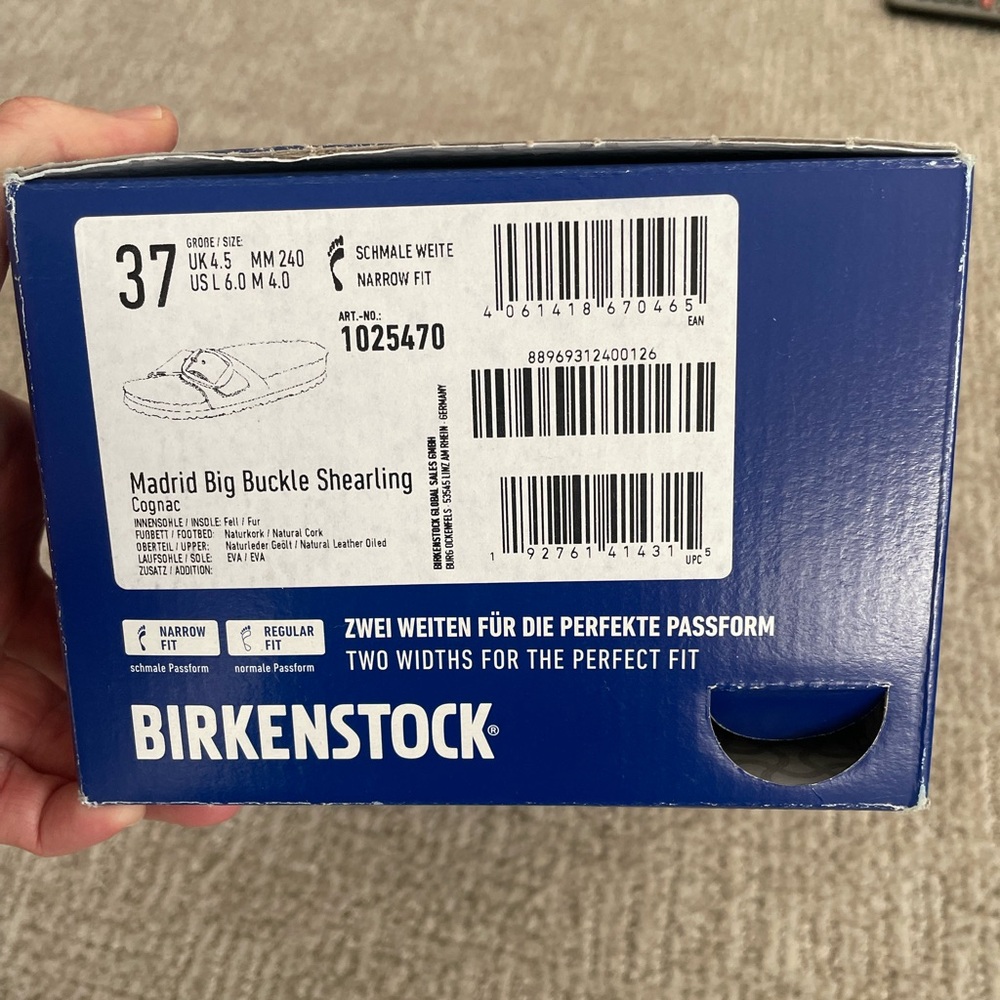NIB!! Birkenstock Madrid with Shearling! - Picture 6 of 6